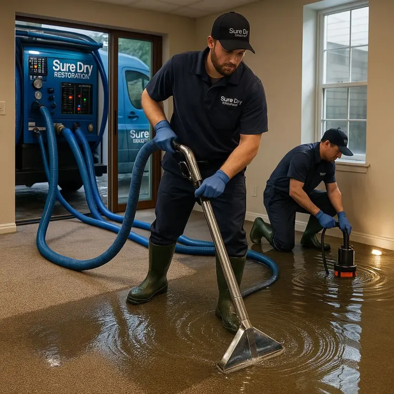Water Extraction and Removal process in Smithville, TN